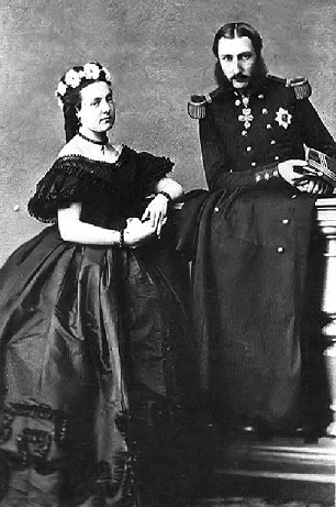 Marie-Henriette d'Autriche et Léopold II de Belgique